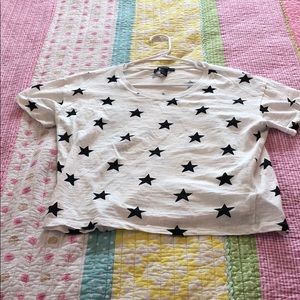Forever 21. Large star crop top